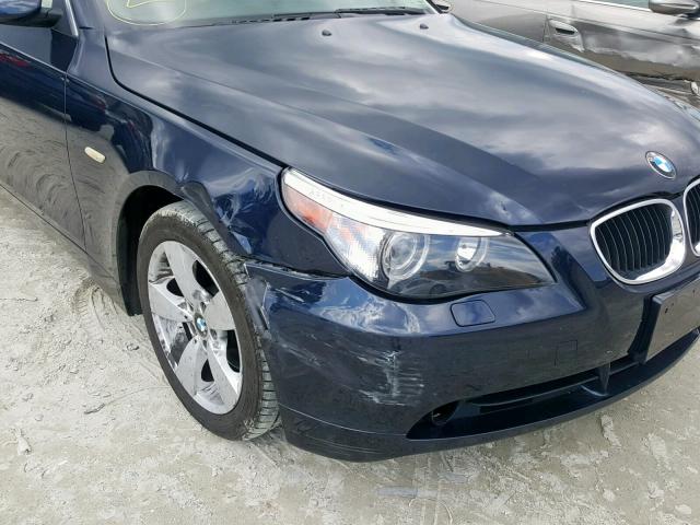 WBANF33566CS35827 - 2006 BMW 525 XI BLUE photo 9