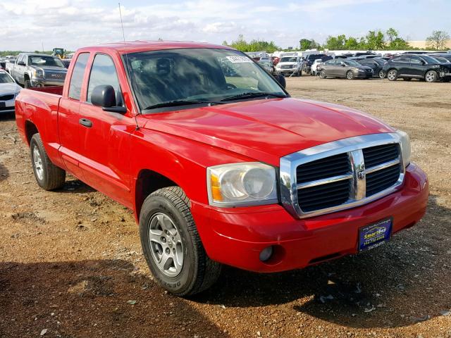 1D5HE52NX6S501595 - 2006 DODGE DAKOTA LAR RED photo 1