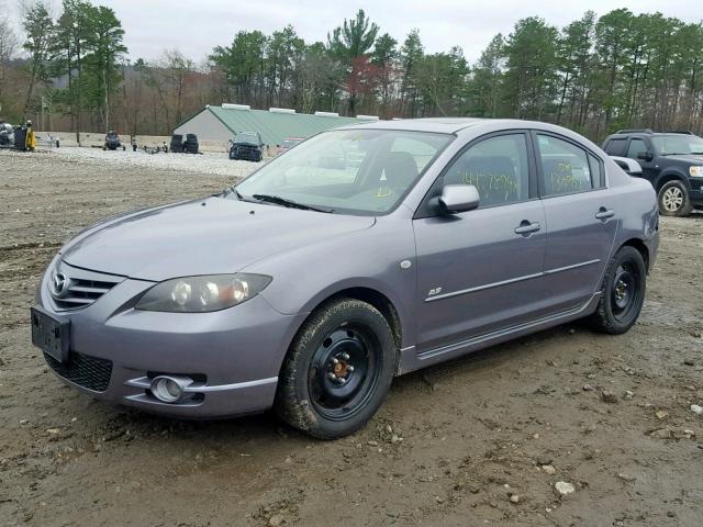 JM1BK123251250468 - 2005 MAZDA 3 S GRAY photo 2