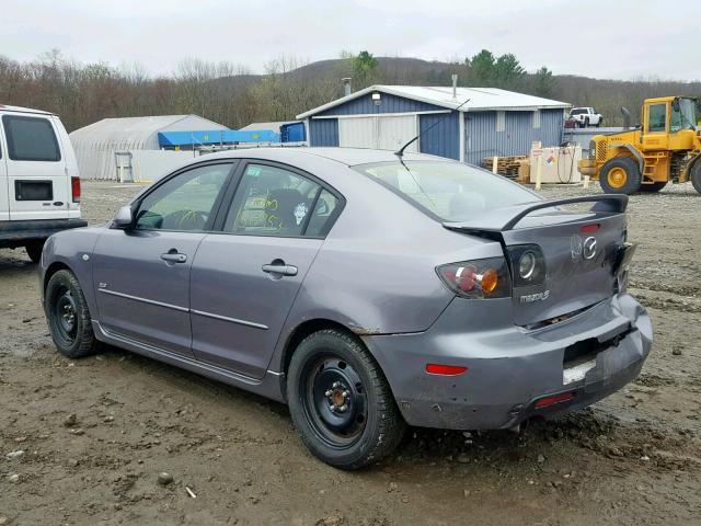 JM1BK123251250468 - 2005 MAZDA 3 S GRAY photo 3