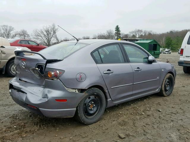 JM1BK123251250468 - 2005 MAZDA 3 S GRAY photo 4