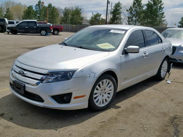 3FADP0L38BR335146 - 2011 FORD FUSION HYB SILVER photo 2