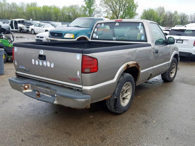 1GTCS1440WK516348 - 1998 GMC SONOMA TAN photo 4