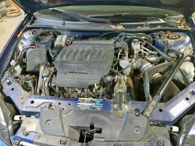 2G1WD58C179127441 - 2007 CHEVROLET IMPALA SUP Көк фото 7