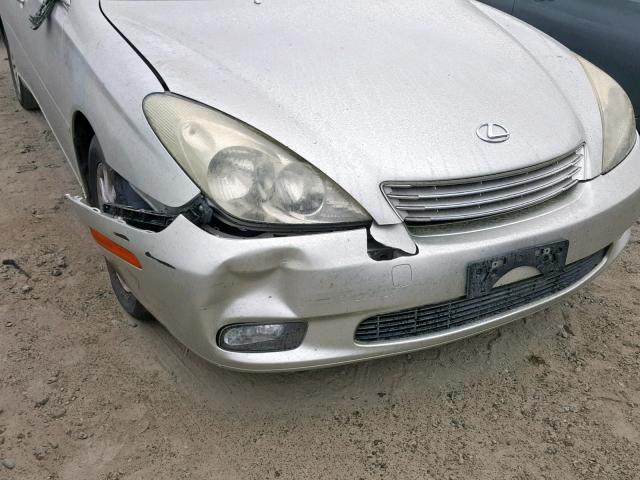 JTHBF30G236018926 - 2003 LEXUS ES 300 SILVER photo 9