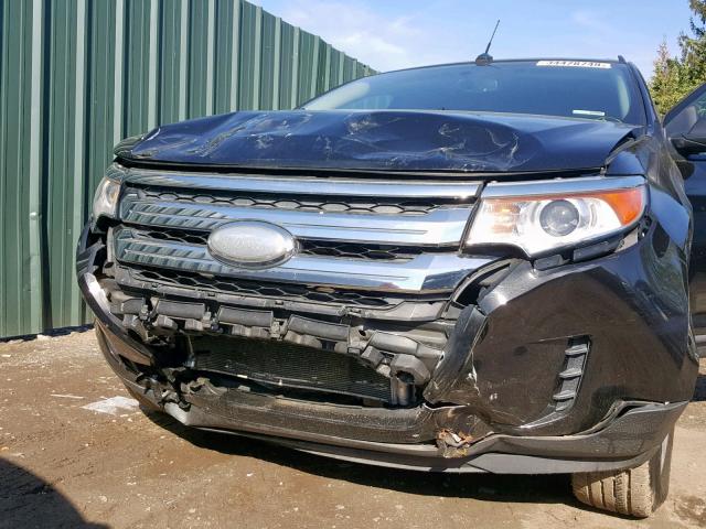 2FMDK3GC2DBC05641 - 2013 FORD EDGE SE BLACK photo 9