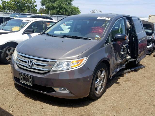 5FNRL5H92BB039711 - 2011 HONDA ODYSSEY TO SILVER photo 2