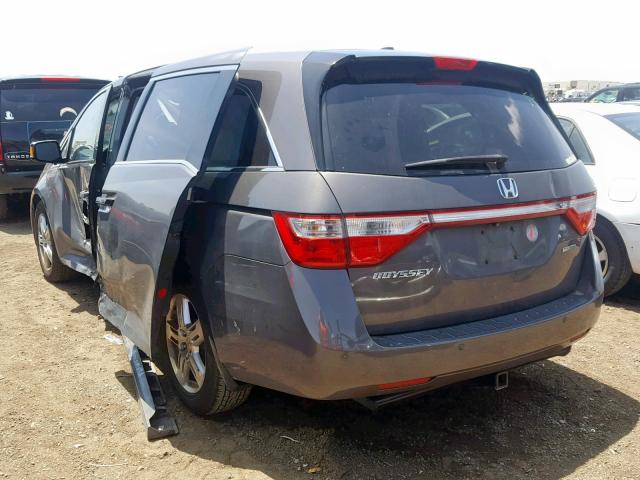 5FNRL5H92BB039711 - 2011 HONDA ODYSSEY TO SILVER photo 3