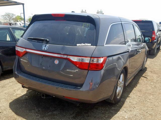 5FNRL5H92BB039711 - 2011 HONDA ODYSSEY TO SILVER photo 4