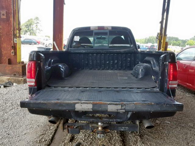 1B7FL26Y5WS507483 - 1998 DODGE DAKOTA BLACK photo 6