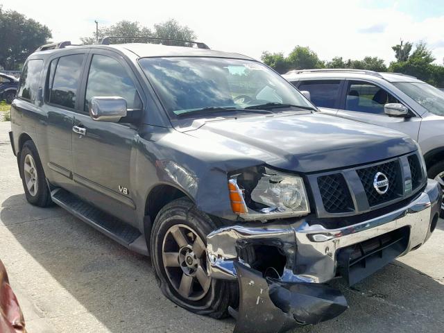 5N1AA08A26N742776 - 2006 NISSAN ARMADA SE GRAY photo 1