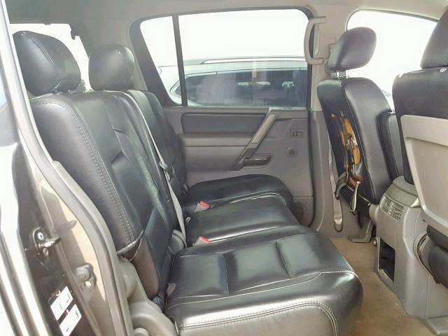 5N1AA08A26N742776 - 2006 NISSAN ARMADA SE GRAY photo 6