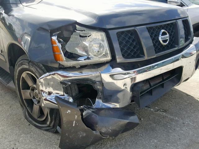 5N1AA08A26N742776 - 2006 NISSAN ARMADA SE GRAY photo 9