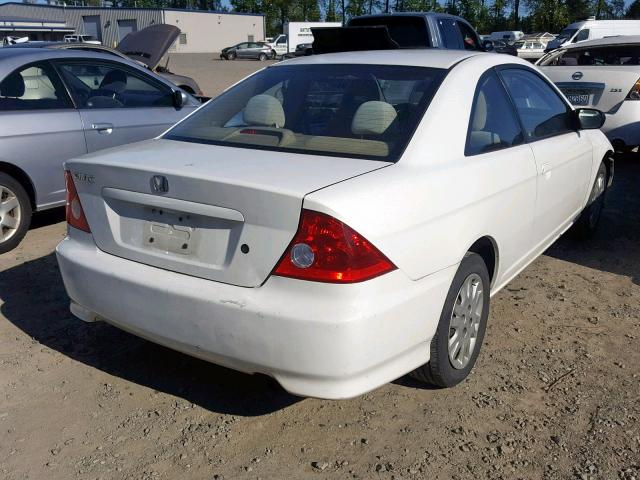 1HGEM21584L033396 - 2004 HONDA CIVIC LX WHITE photo 4