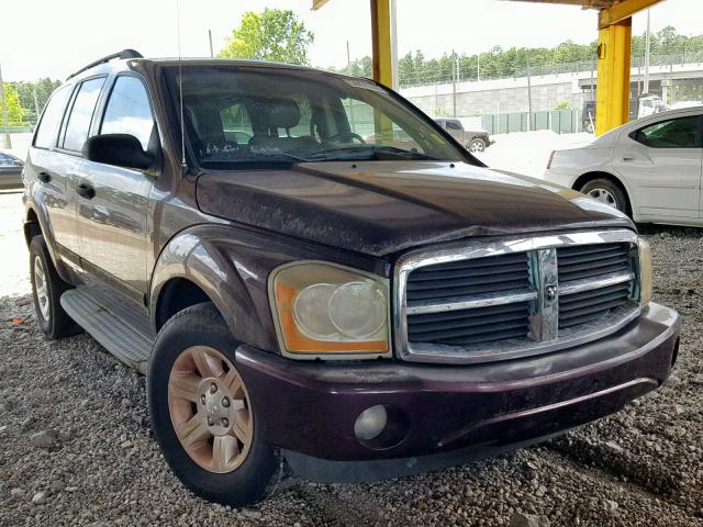 1D4HD48D34F149921 - 2004 DODGE DURANGO SL MAROON photo 1