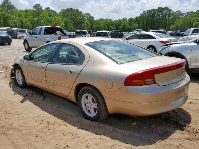 2B3HD46R1XH835570 - 1999 DODGE INTREPID GOLD photo 3