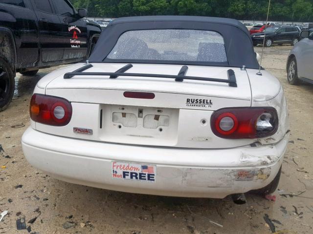 JM1NA3532V0725064 - 1997 MAZDA MX-5 MIATA WHITE photo 6