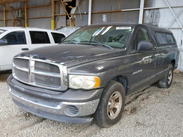 1D7HA16N72J156127 - 2002 DODGE RAM 1500 GRAY photo 2