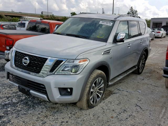 JN8AY2NC9J9558314 - 2018 NISSAN ARMADA SV SILVER photo 2