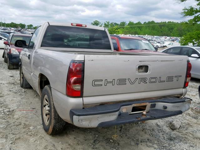 1GCEC14X65Z129096 - 2005 CHEVROLET SILVERADO BEIGE photo 3