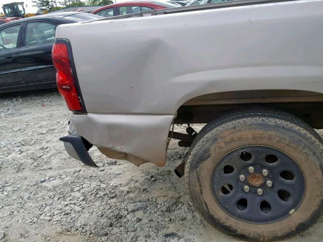 1GCEC14X65Z129096 - 2005 CHEVROLET SILVERADO BEIGE photo 9