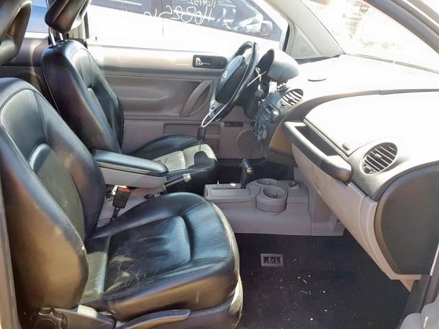 3VWDD21C01M472561 - 2001 VOLKSWAGEN NEW BEETLE WHITE photo 5