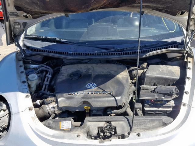 3VWDD21C01M472561 - 2001 VOLKSWAGEN NEW BEETLE WHITE photo 7