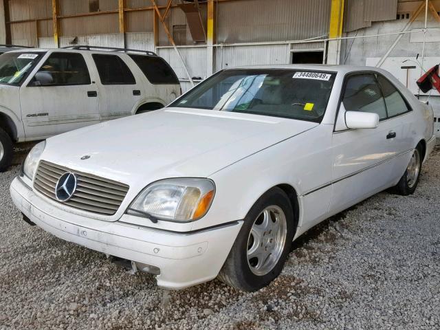 WDBGA70G7VA366104 - 1997 MERCEDES-BENZ S 500 WHITE photo 2