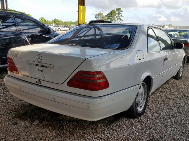 WDBGA70G7VA366104 - 1997 MERCEDES-BENZ S 500 WHITE photo 4