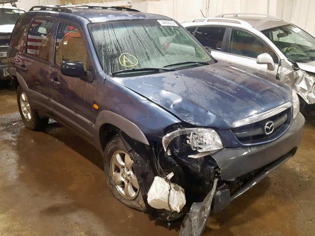 4F2YU061X1KM57511 - 2001 MAZDA TRIBUTE DX BLUE photo 1