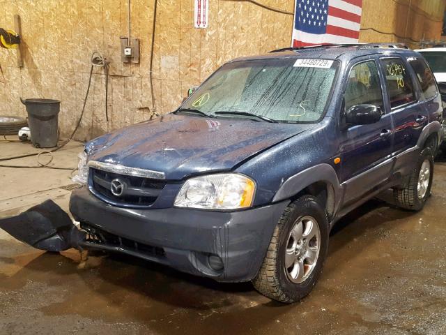 4F2YU061X1KM57511 - 2001 MAZDA TRIBUTE DX 蓝色 照片 2