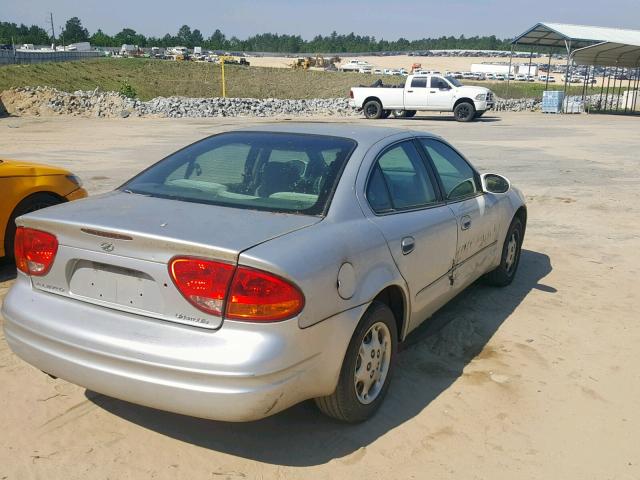 1G3NL52EX1C125185 - 2001 OLDSMOBILE ALERO GL WHITE photo 4