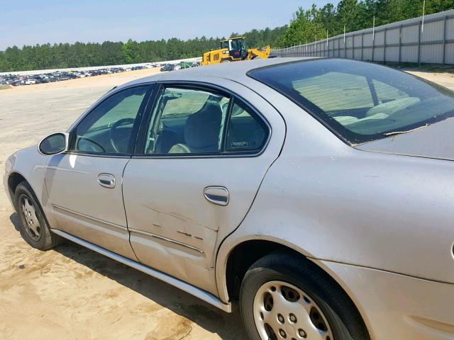 1G3NL52EX1C125185 - 2001 OLDSMOBILE ALERO GL WHITE photo 9