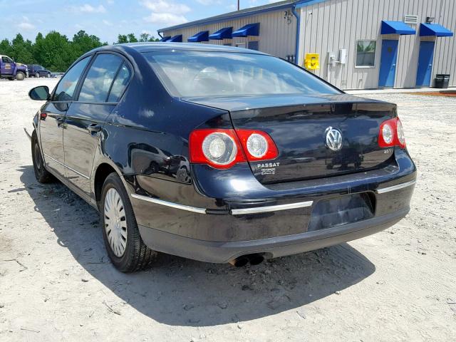 WVWJK73C17E200217 - 2007 VOLKSWAGEN PASSAT BLACK photo 3