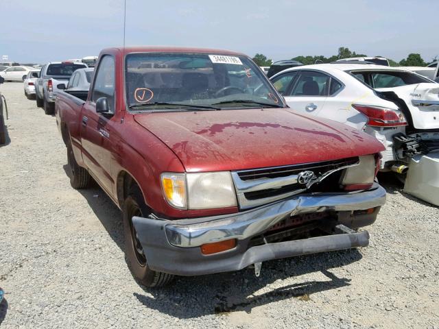 4TANL42NXWZ058422 - 1998 TOYOTA TACOMA MAROON photo 1