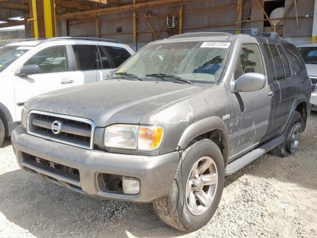 JN8DR09X04W800764 - 2004 NISSAN PATHFINDER GRAY photo 2