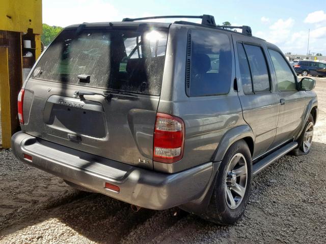 JN8DR09X04W800764 - 2004 NISSAN PATHFINDER GRAY photo 4