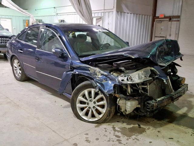 KMHFC46F58A273358 - 2008 HYUNDAI AZERA SE BLUE photo 1