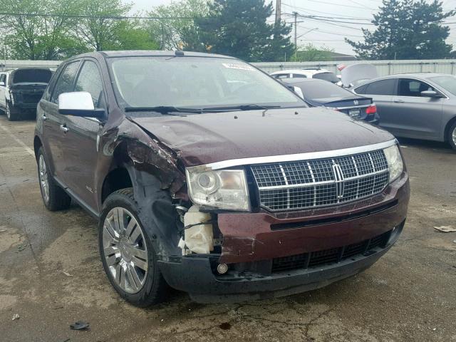 2LMDU88C29BJ04164 - 2009 LINCOLN MKX RED photo 1