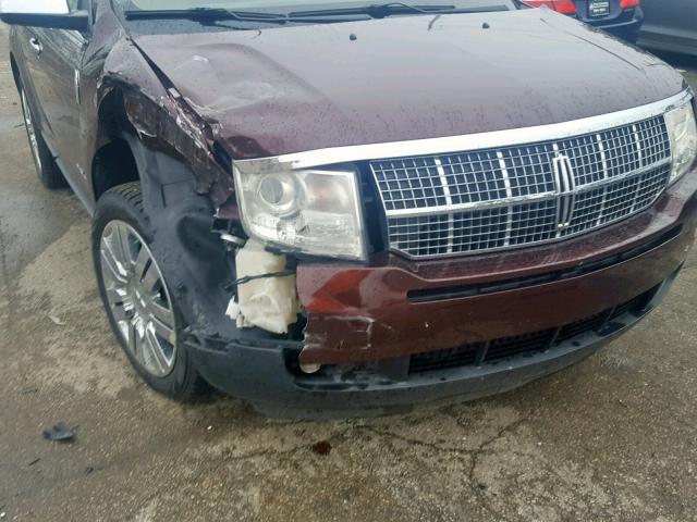 2LMDU88C29BJ04164 - 2009 LINCOLN MKX RED photo 9