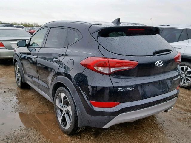 KM8J33A28HU316775 - 2017 HYUNDAI TUCSON LIM BLACK photo 3