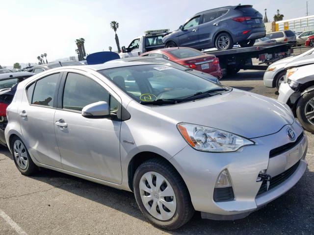 JTDKDTB34E1559574 - 2014 TOYOTA PRIUS C SILVER photo 1