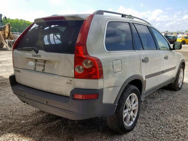 YV1CZ911X51161045 - 2005 VOLVO XC90 T6 WHITE photo 4