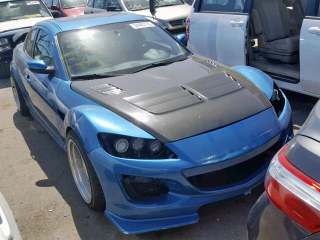 JM1FE173850147370 - 2005 MAZDA RX8 BLUE photo 1