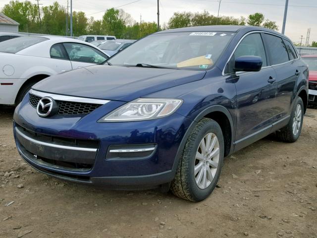 JM3TB38Y270118488 - 2007 MAZDA CX-9 BLUE photo 2