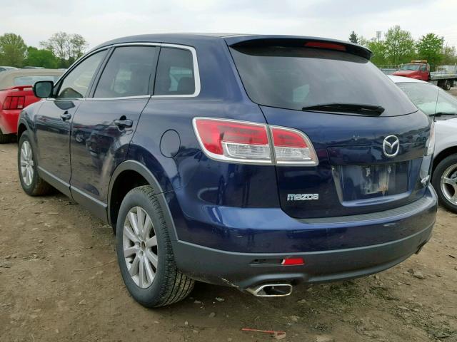 JM3TB38Y270118488 - 2007 MAZDA CX-9 BLUE photo 3