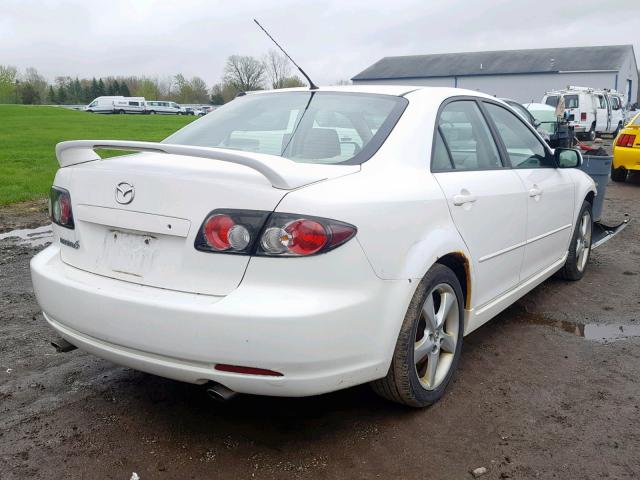 1YVHP80C575M48958 - 2007 MAZDA 6I WHITE photo 4