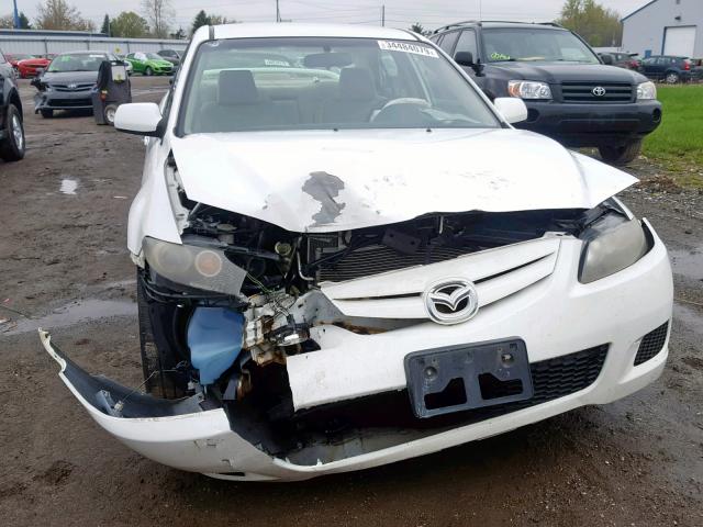 1YVHP80C575M48958 - 2007 MAZDA 6I WHITE photo 9