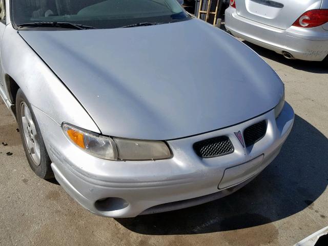 1G2WP52K9YF284601 - 2000 PONTIAC GRAND PRIX 灰色 照片 9