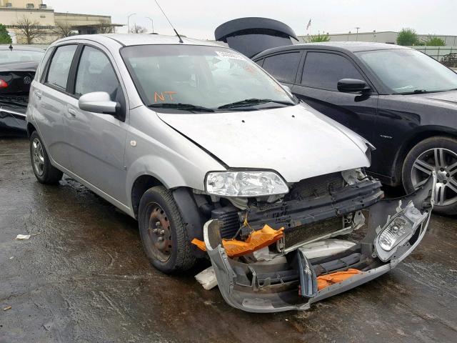 KL1TD66668B109540 - 2008 CHEVROLET AVEO BASE Gümüş foto 1